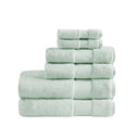 Turkish - 6 Piece Bath Towel Set - Seafoam - Madison Park Signature - Towel Sets - Elite Enclave Home