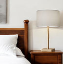 Cozy Cabin Table Lamp - Natural Wood