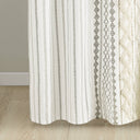 Imani - Printed Shower Curtain With - Ivory - INK+IVY - Shower Curtains - Elite Enclave Home