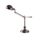 Metal Swing Arm Table Lamp - Silver