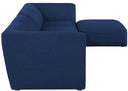 Miramar - 5 Piece Modular Sectional - Meridian Furniture - Stationary Sectionals - Elite Enclave Home