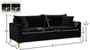 Naomi - Sofa - Meridian Furniture - Stationary Sofas - Elite Enclave Home