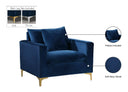 Naomi - Chair - Meridian Furniture - Arm Chairs - Elite Enclave Home