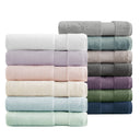 Turkish - 6 Piece Bath Towel Set - Light Blue - Madison Park Signature - Towel Sets - Elite Enclave Home