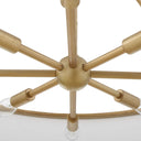 Algiers - 8 Light Drum Pendant - Gold / White - Uttermost - Pendant Lighting- Elite Enclave Home
