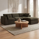 Cates - Slipper Chair - Dark Green - Moe's Home Collection - Armless Chairs - Elite Enclave Home