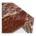 Rosa - Coffee Table - Rosso Levnato Marble - Moe's Home Collection - Coffee Tables - Elite Enclave Home