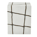 Rocklyn - Garden Stool - Bronze / White - Uttermost - Garden Stools- Elite Enclave Home