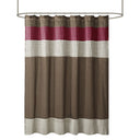 Amherst - Shower Curtain - Red - Madison Park - Shower Curtains - Elite Enclave Home