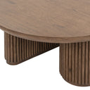 Vander - Solid Wood Round Coffee Table - Classic Home - Coffee Tables- Elite Enclave Home