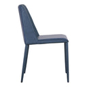 Nora - Vegan Leather Dining Chair (Set of 2) - Ocean Cavern Gray - Moe's Home Collection - Chair Sets - Elite Enclave Home