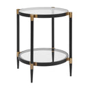 Chadid - Round Glass Table - Uttermost - Side Tables - Elite Enclave Home