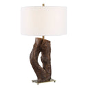 Namath - Wood Table Lamp - Brown