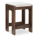 Ashby - Counter Stool - Beige - White - Moe's Home Collection - Counter Height (24" - 27") - Elite Enclave Home