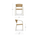 Zola - Outdoor Dining Chair (Set of 2) - Natural - Moe's Home Collection - Chair Sets - Elite Enclave Home