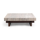Alysa - Square Coffee Table - Riverstone Blend - Classic Home - Coffee Tables - Elite Enclave Home