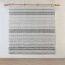 Rhodes - 3 Piece Stripe Duvet Cover Set - Gray / Multi