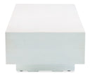 Bazaar - Grfc Faux Bois Coffee Table - Bone