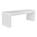 Lazarus - Outdoor Bench - White - Moe's Home Collection - Benches - Elite Enclave Home