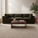 Cates - Modular Sofa - Dark Green - Moe's Home Collection - Stationary Sofas - Elite Enclave Home