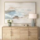 Chasing Blue - Coastal Canvas Art - Blue / Brown / Gray / White - Uttermost - Canvas Art - Elite Enclave Home