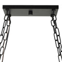 Edgecomb - 10 Light Indoor-Outdoor Chandelier - Black / Gray