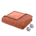 Dream Soft Heated - Queen Blanket - Rust