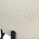 Arles - Plush Counter Stool - White