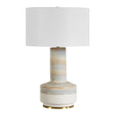 Armitage - Textured Table Lamp - Blue / Brown / Gray / White