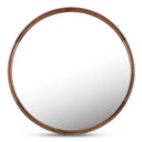Alcott - Accent Round Mirror Small - Dark Brown - Moe's Home Collection - Accent Mirrors - Elite Enclave Home