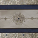 Donovan - Embroidered Shower Curtain - Navy - Madison Park - Shower Curtains - Elite Enclave Home