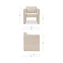 Harris - Accent Chair - Oat / Beige - Moe's Home Collection - Accent Chairs - Elite Enclave Home