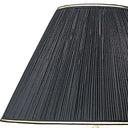 Table Lamp With Black Classic Empire Shade - Black And Gold