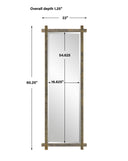 Abanu - Ribbed Dressing Mirror - Uttermost - Vanity Mirrors - Elite Enclave Home