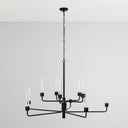 Madeline - Chandelier - Matte Black - Classic Home - Chandeliers - Elite Enclave Home