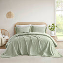 Willow - 3 Piece King Bedspread Set - Sage