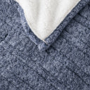 Marbled Sherpa - Heated Throw - Blue - True North by Sleep Philosophy - Heated Throws - Elite Enclave Home