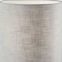 Wood Circular Block Table Lamp - Black