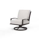 La Jolla - Club Swivel, With Self Welt - Canvas Flax / Dark Brown
