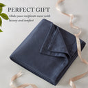 Liquid Cotton - King Blanket - Navy