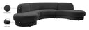 Rosa - Sectional - Meridian Furniture - Stationary Sectionals - Elite Enclave Home