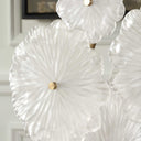 Glass - Garden Table Sculpture - Gold / White