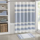 Spa - 27" x 45"Reversible Bath Rug - Blue - Madison Park - Bath Rugs & Mats - Elite Enclave Home