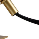 Metal Globe Table Lamp - Brass
