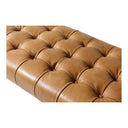 Wyatt - Leather Bench - Beige - Moe's Home Collection - Upholstered Benches - Elite Enclave Home