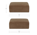 Matina - Ottoman - Taupe - Moe's Home Collection - Upholstered Ottomans - Elite Enclave Home