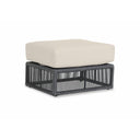 Milano - Ottoman, With Self Welt - Echo Ash / Dark Gray
