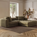 Davie - Ottoman - Olive Green - Moe's Home Collection - Ottomans - Elite Enclave Home
