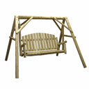 87" x 70" x 65" Swing Chair - Natural