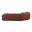 Roman - L - Shaped Sectional - Red - Moe's Home Collection - Stationary Sectionals - Elite Enclave Home